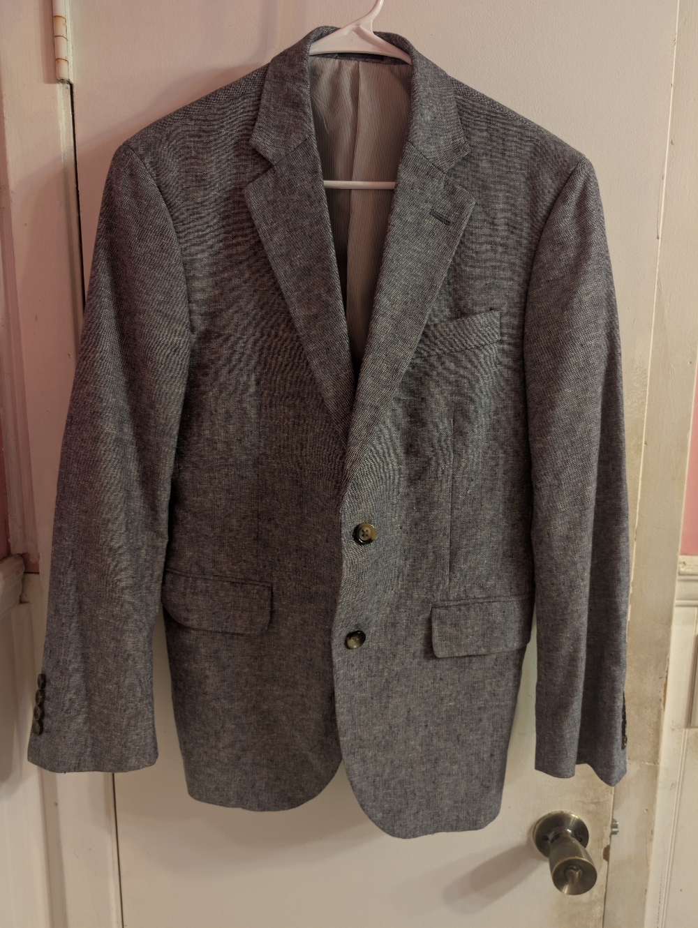 Stafford Gray Herringbone Sport Coat